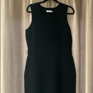 Size 10 Merino Wool Black dress by Calvin Klein